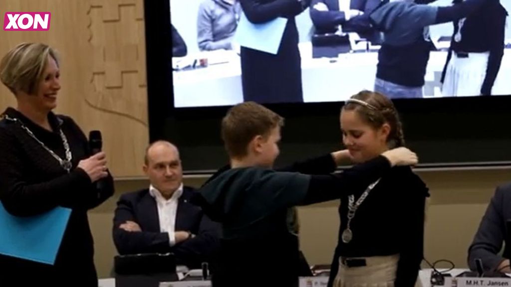 Sanne is de nieuwe kinderburgemeester van de gemeente Renswoude