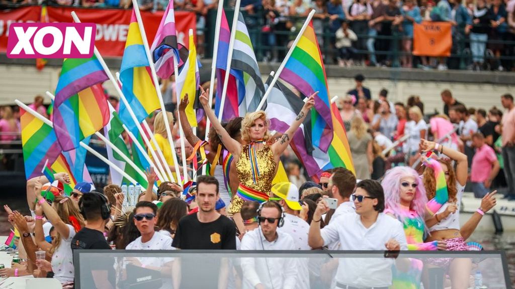 Provincie Gelderland vaart voor het eerst mee met botenparade Pride Amsterdam. Foto: Jeroen Ploeger 