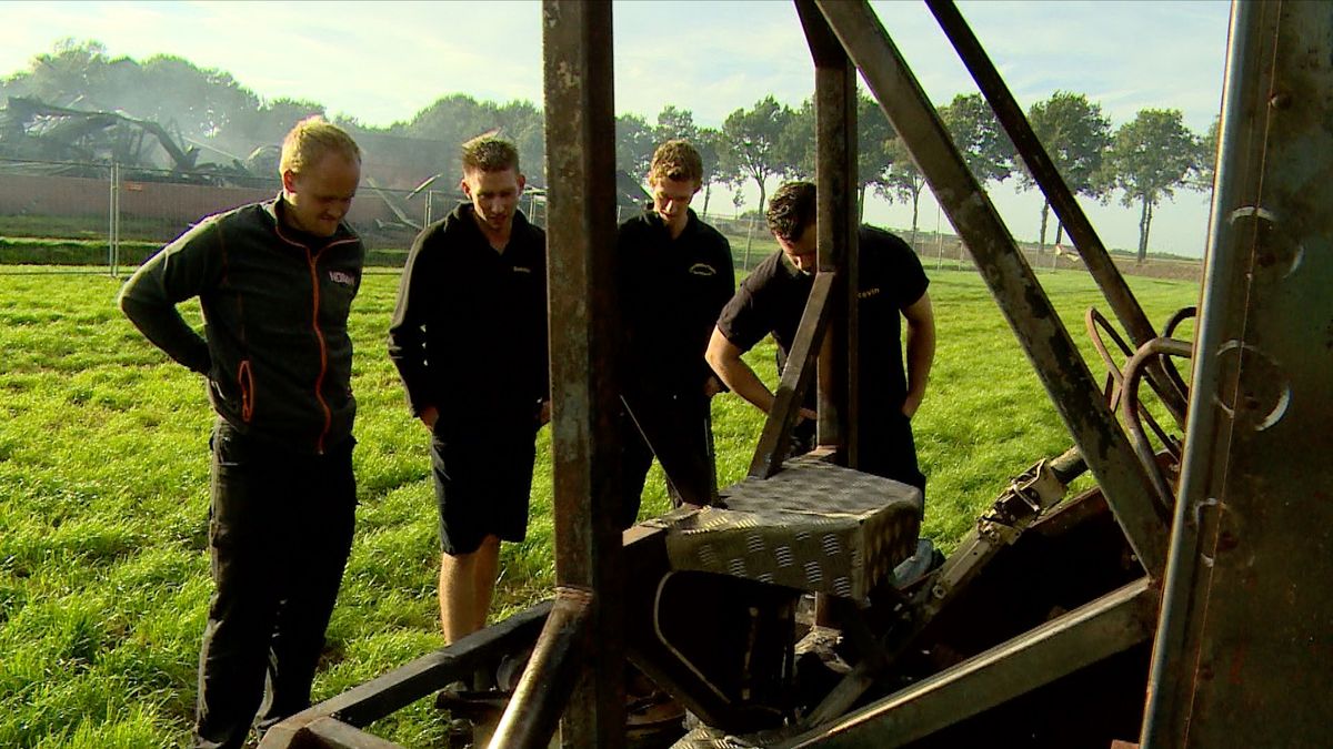 Combineraceteam gaat er weer tegenaan na brand