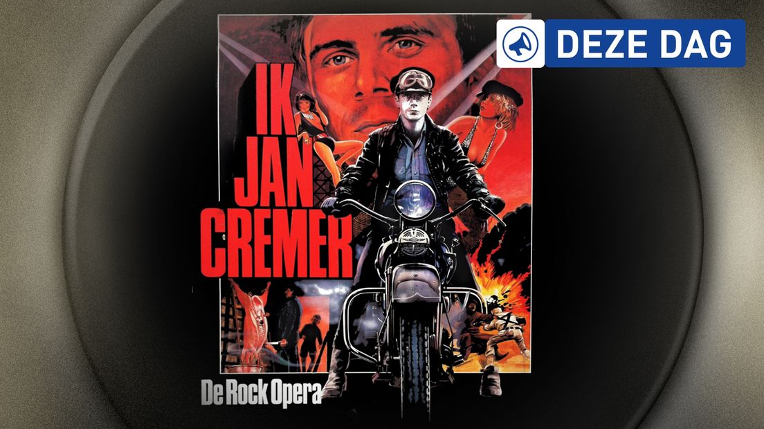De poster van de opera 'Ik Jan Cremer'