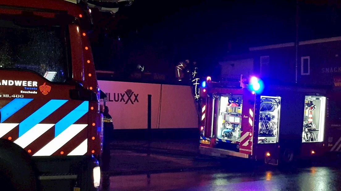 Brand bij Loungebar LuxXx in Enschede