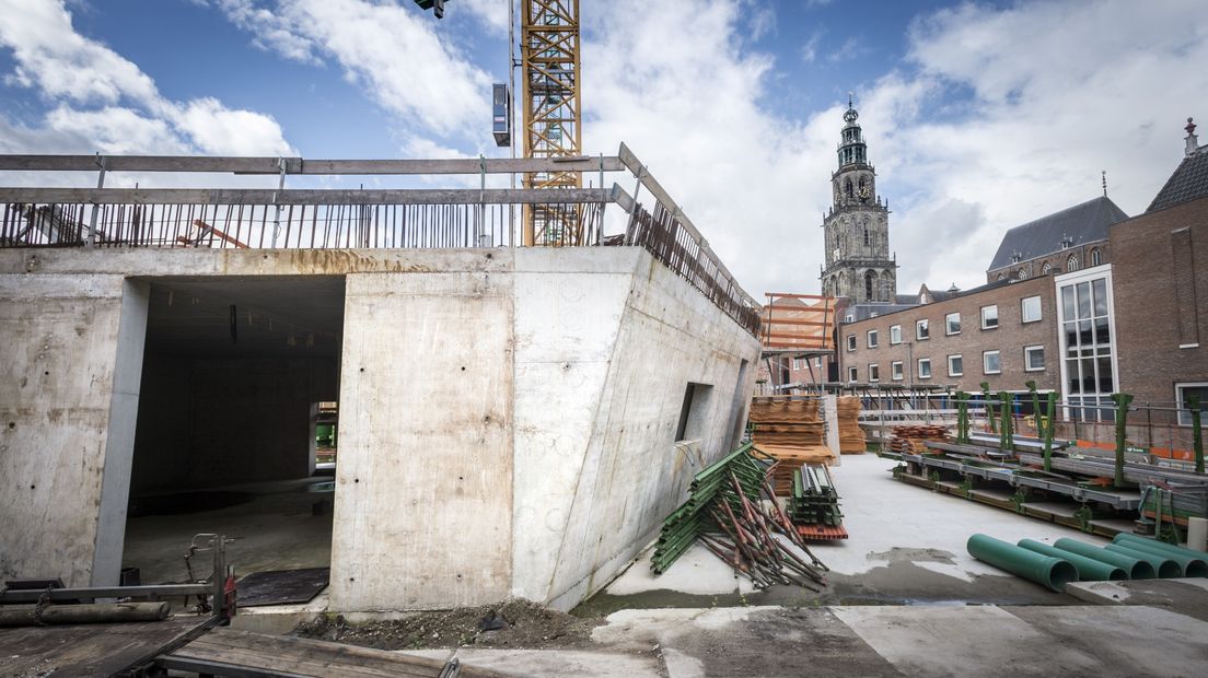 Het eerste deel van het Forum dat later weer wordt gesloopt