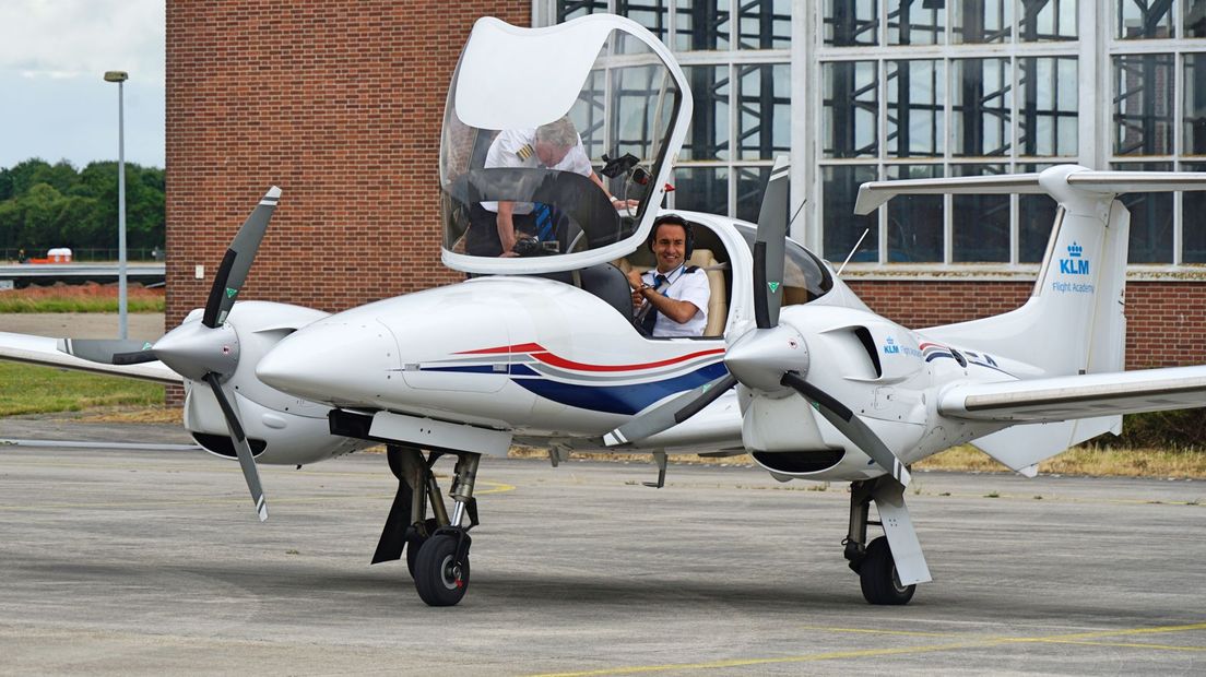 Studenten van de KLM Flight Academy blijven aan de grond