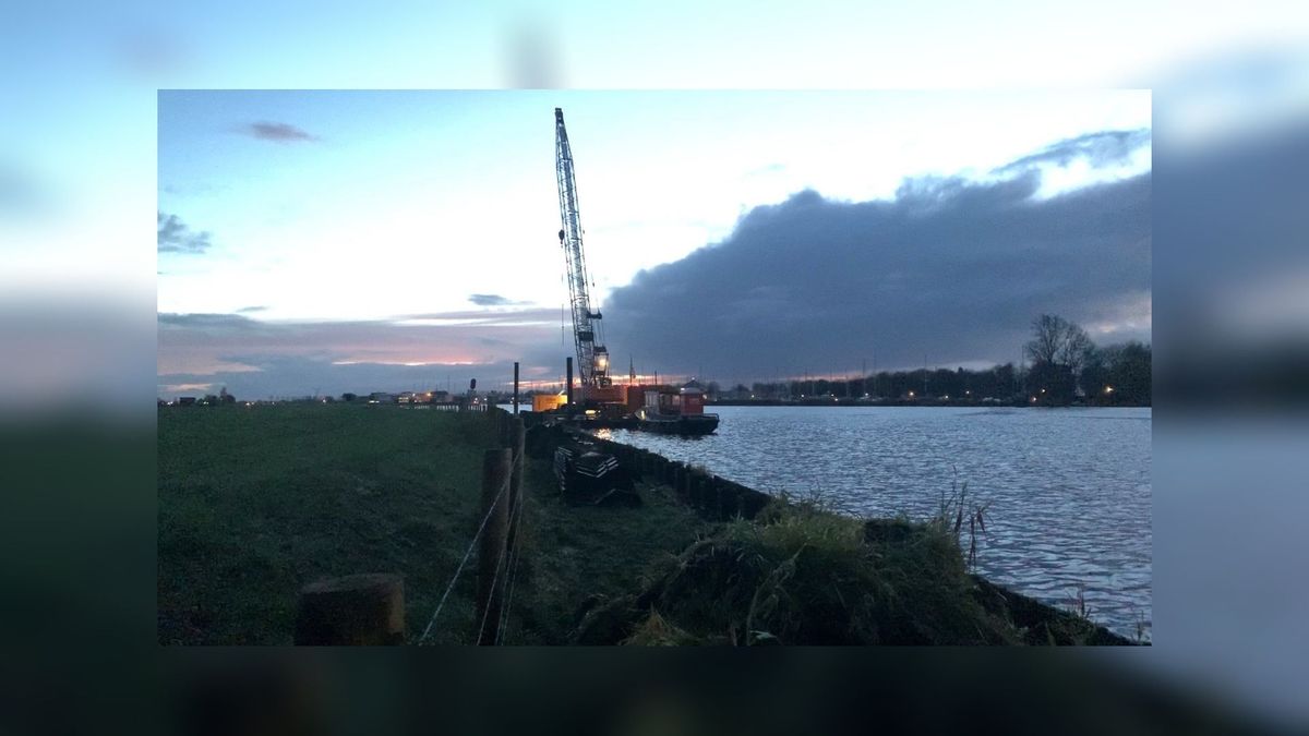 Johan Frisokanaal in Stavoren krijgt tweedehands stalen damwand