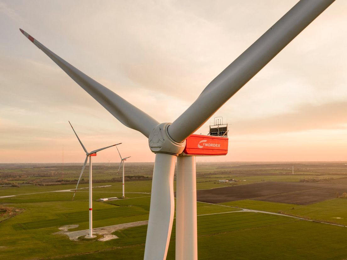 Windmolens van Nordex in Duitsland.