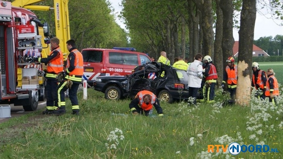 Vrouw omgekomen bij verkeersongeval in Midwolda