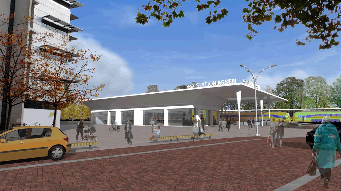 5 architecten mogen een schets maken van het nieuwe station