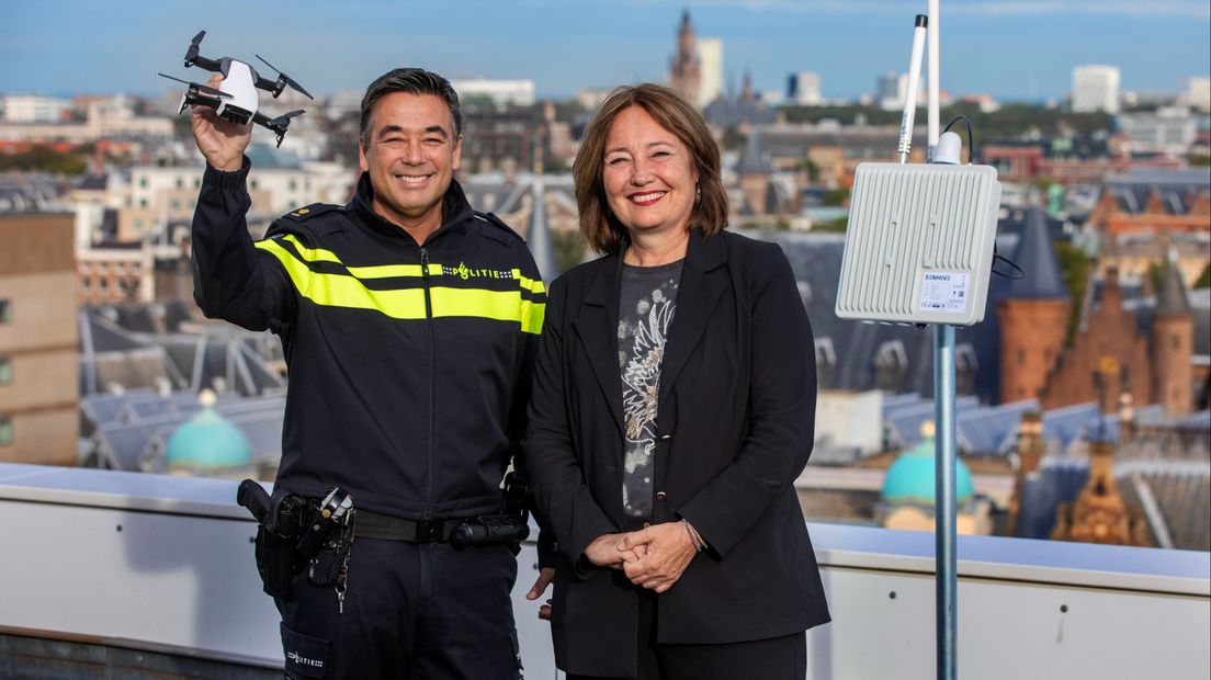 Saskia Bruines en Chiu Man, van Politie Eenheid Den Haag