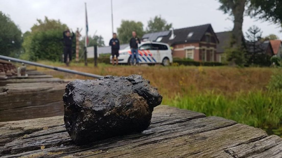 De kop van de Duitse steelgranaat die werd gevonden (Rechten: Peter Steinfort/RTV Noord)