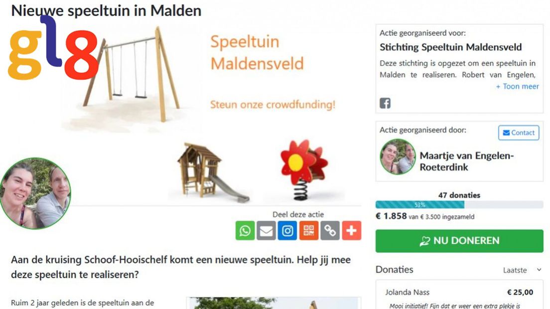 Crowdfunding speeltuin de Schoof-Hooischelf