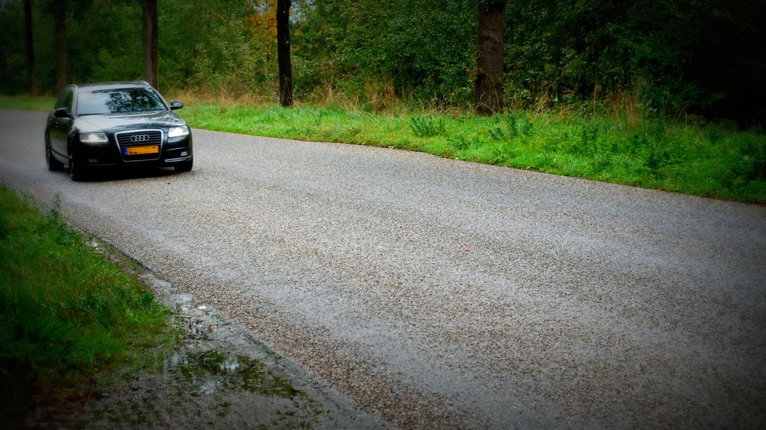 De Valtherweg heeft momenteel geen belijning
