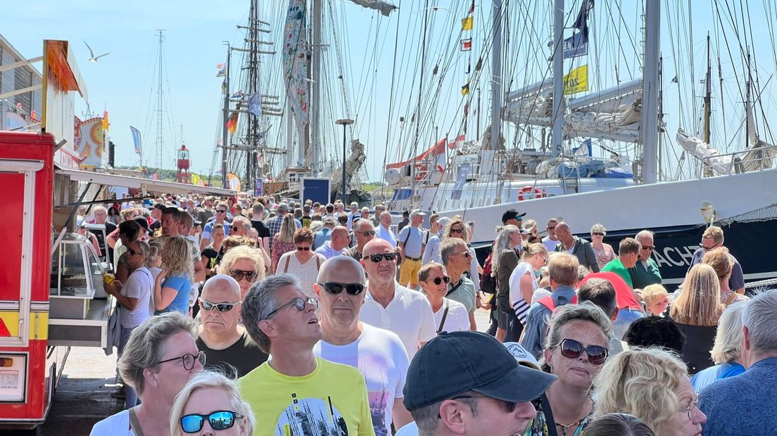 De laatste dag van de Tall Ships Races in Harlingen