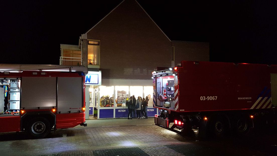 Vier appartementen boven de Action zijn enige tijd ontruimd geweest (Rechten: Persbureau Meter)