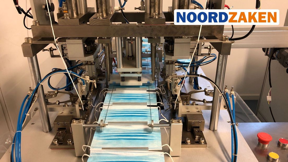 De mondmaskermachine van Eco Textieldruk