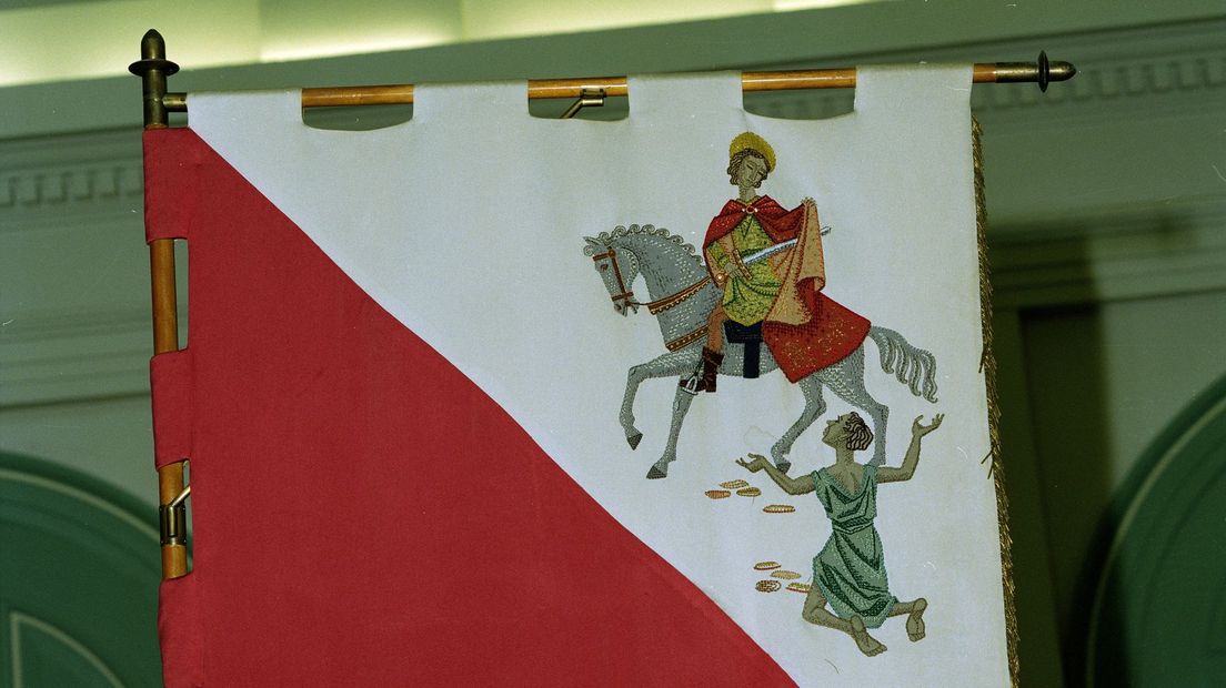 Sint Maarten op de Utrechtse stadsvlag