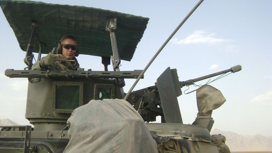 Koen Castelein tijdens een missie in Afghanistan | Privéfoto