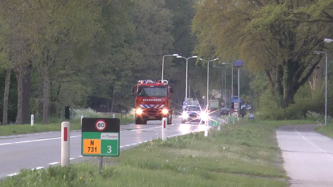 Brandweer wordt ingehaald
