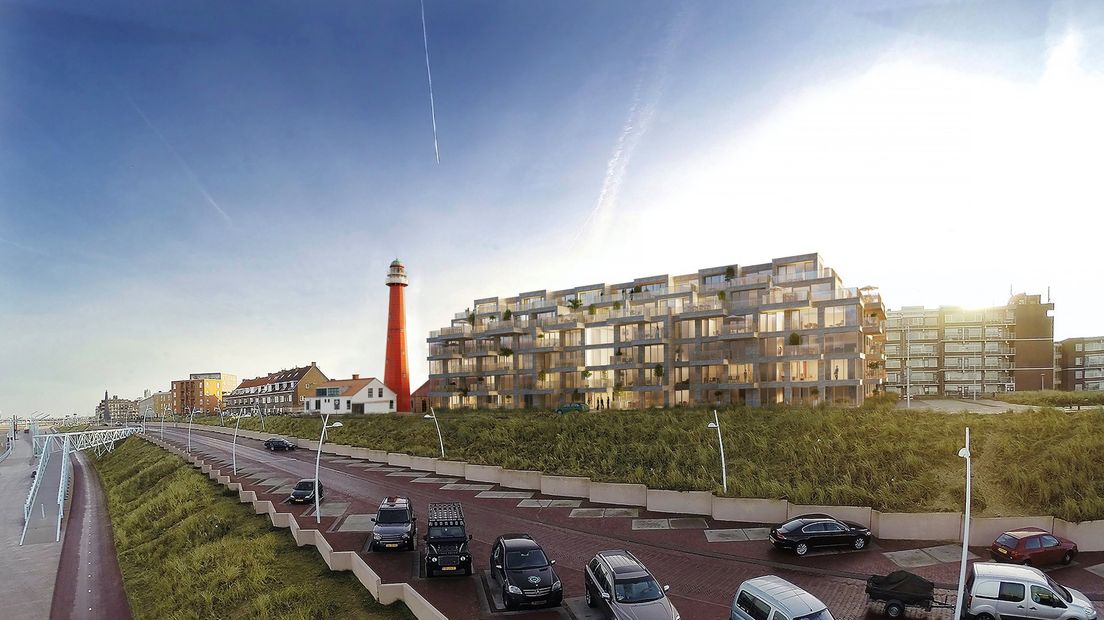 In het complex komen 70 koopappartementen