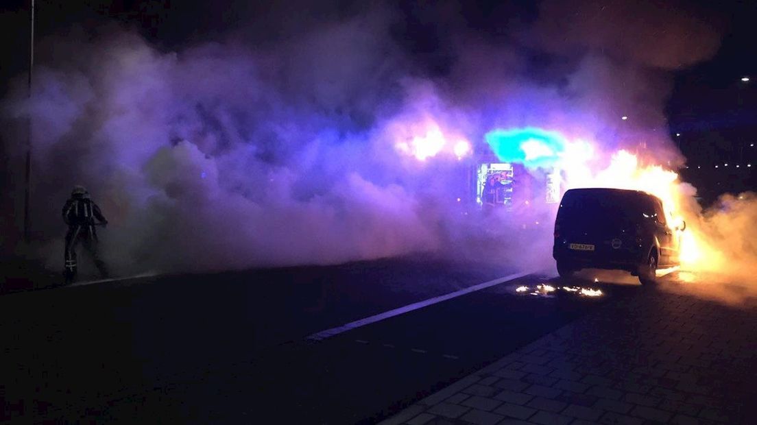 Drie auto's branden uit in Oldenzaal