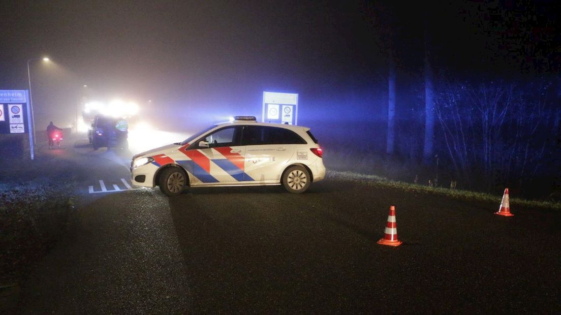 Eén gewonde bij botsing tussen auto en bestelbus in Diepenheim
