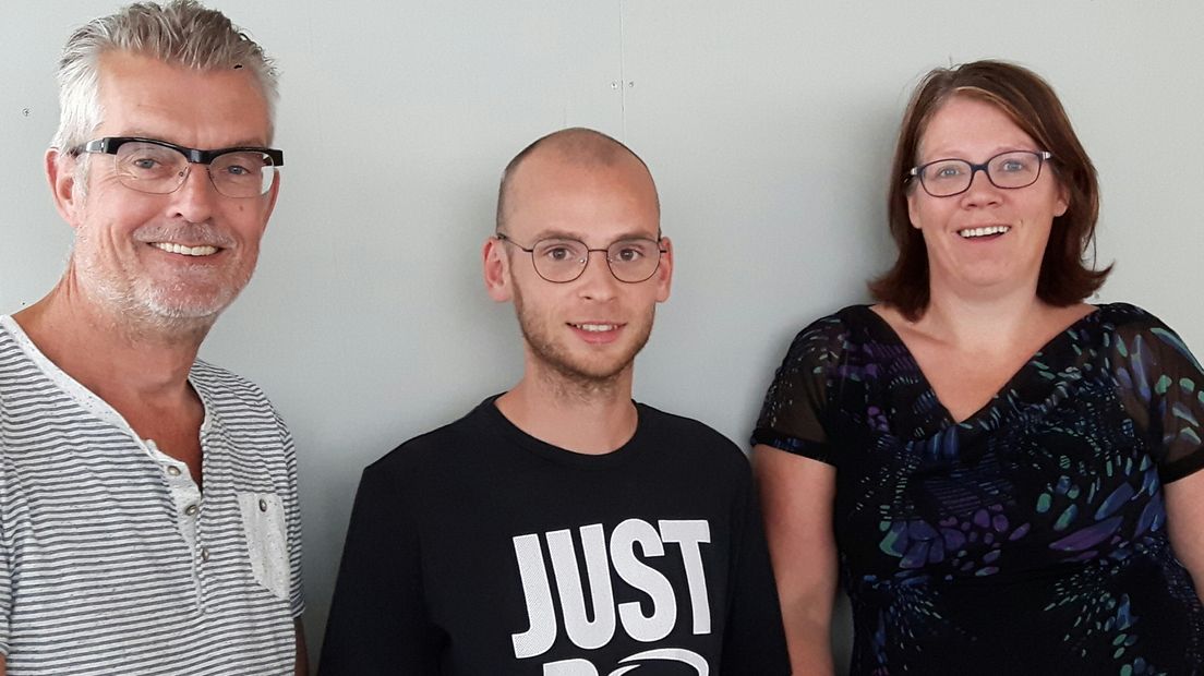V.l.n.r: Gertjan Portman, Alex de Korte en Inge Klaver