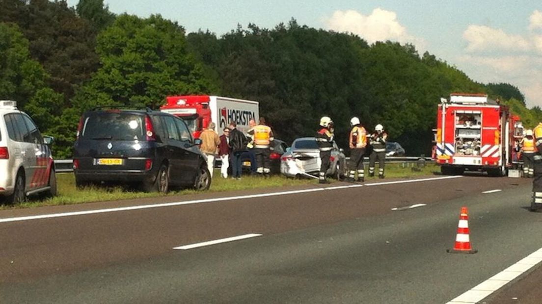 Ongeval op A1 bij Deventer