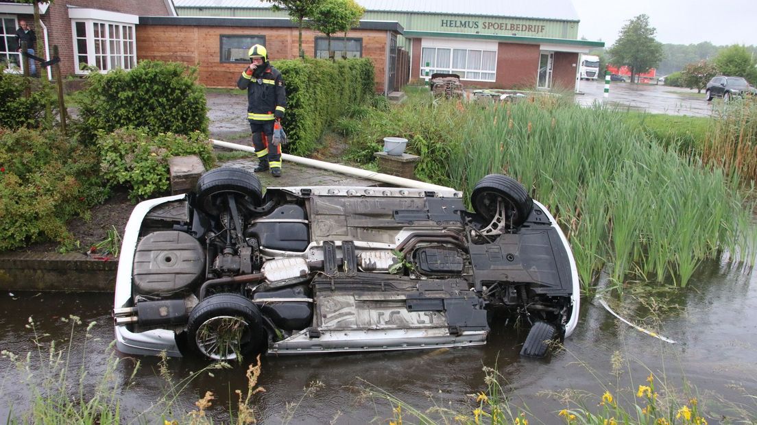 Het ongeluk gebeurde op de Rijksstraatweg in Sassenheim