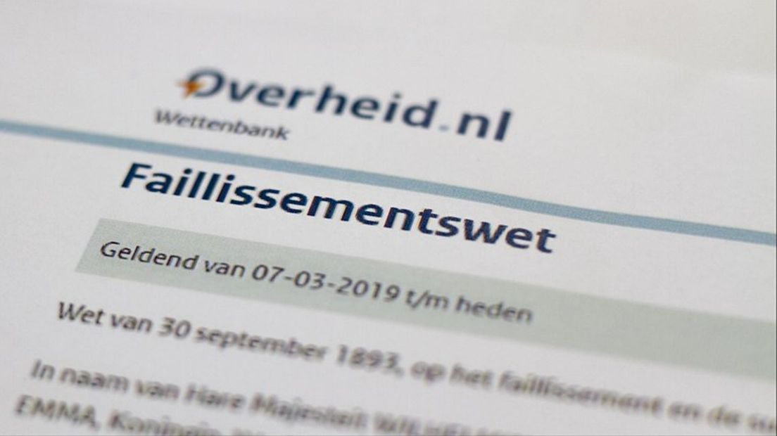Drie bedrijven in Overijssel failliet verklaard