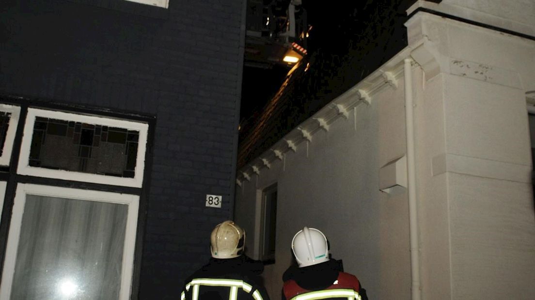 Woningbrand in Enschede; man aangehouden