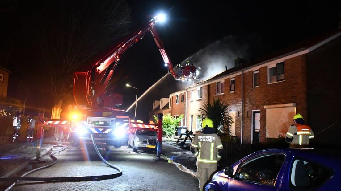 Woningbrand in Zonnemaire