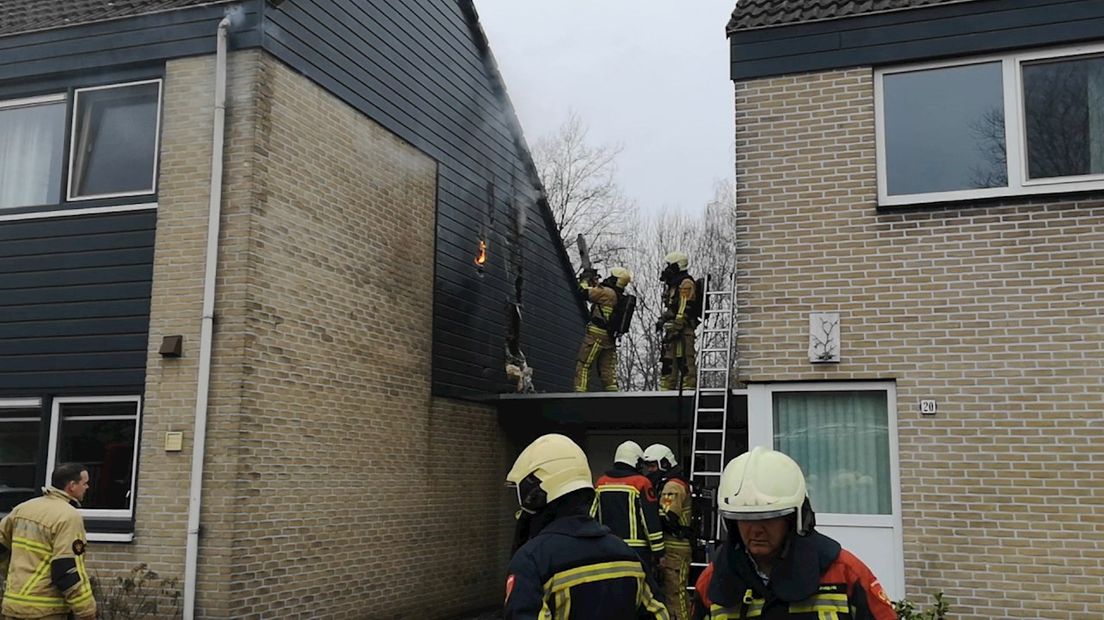 Brand in de woning in Almelo ontstond op de eerste verdieping