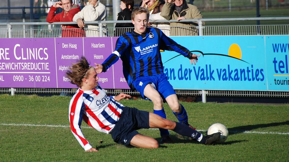 Jens Toornstra is in bijna al 'zijn' jeugdelftallen aanvoerder, ook in dit team uit het jaar 2005