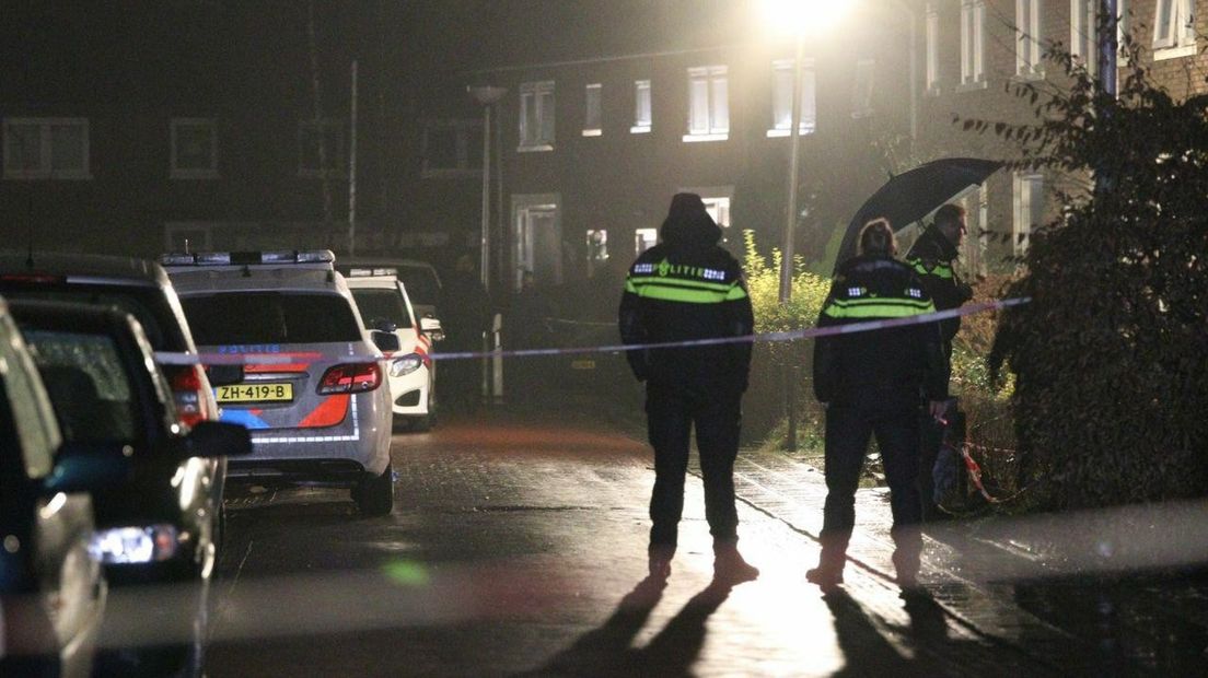 De politie doet onderzoek na de schietpartij in Paterswolde