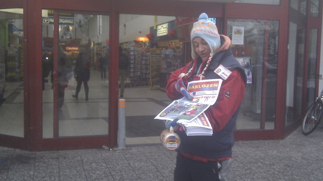 Verkoop daklozenkrant