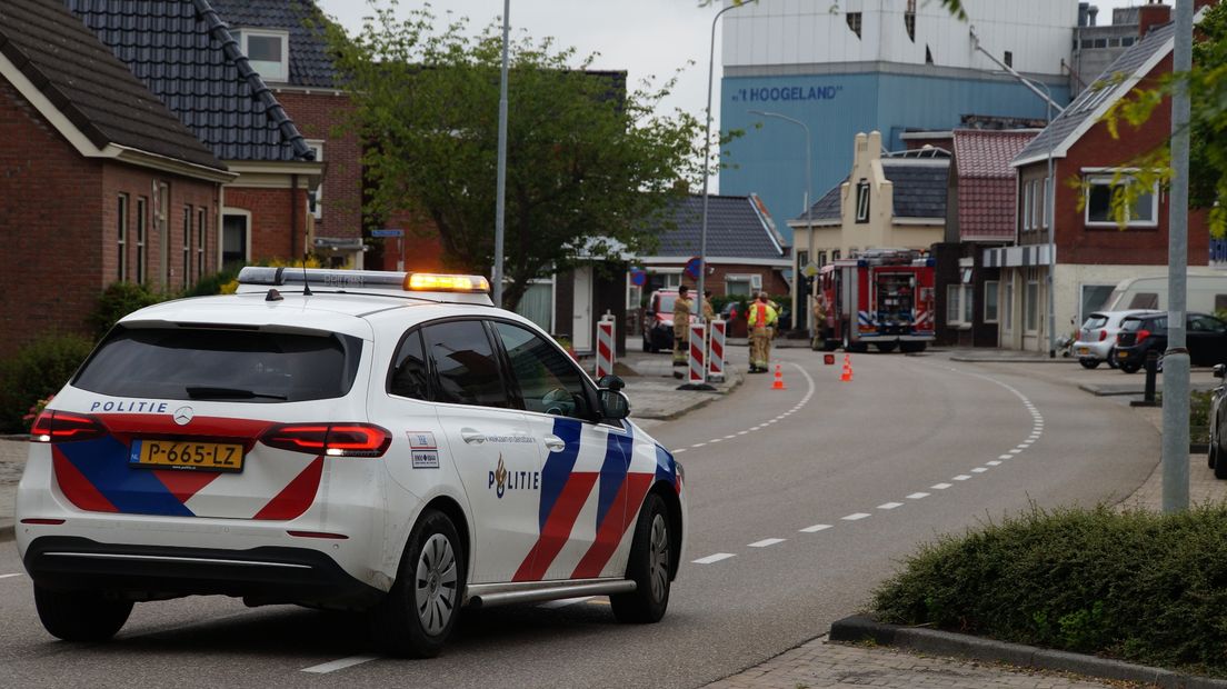 Het gaslek aan de Hoofdstraat in Uithuizermeeden