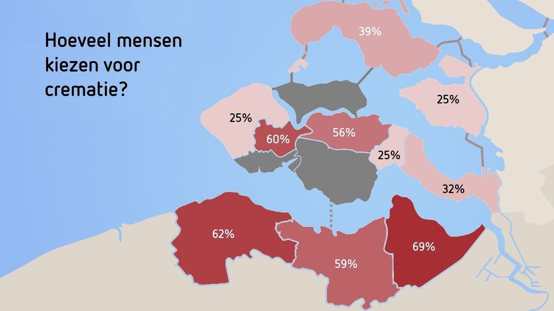 Hoeveel mensen kiezen voor crematie?