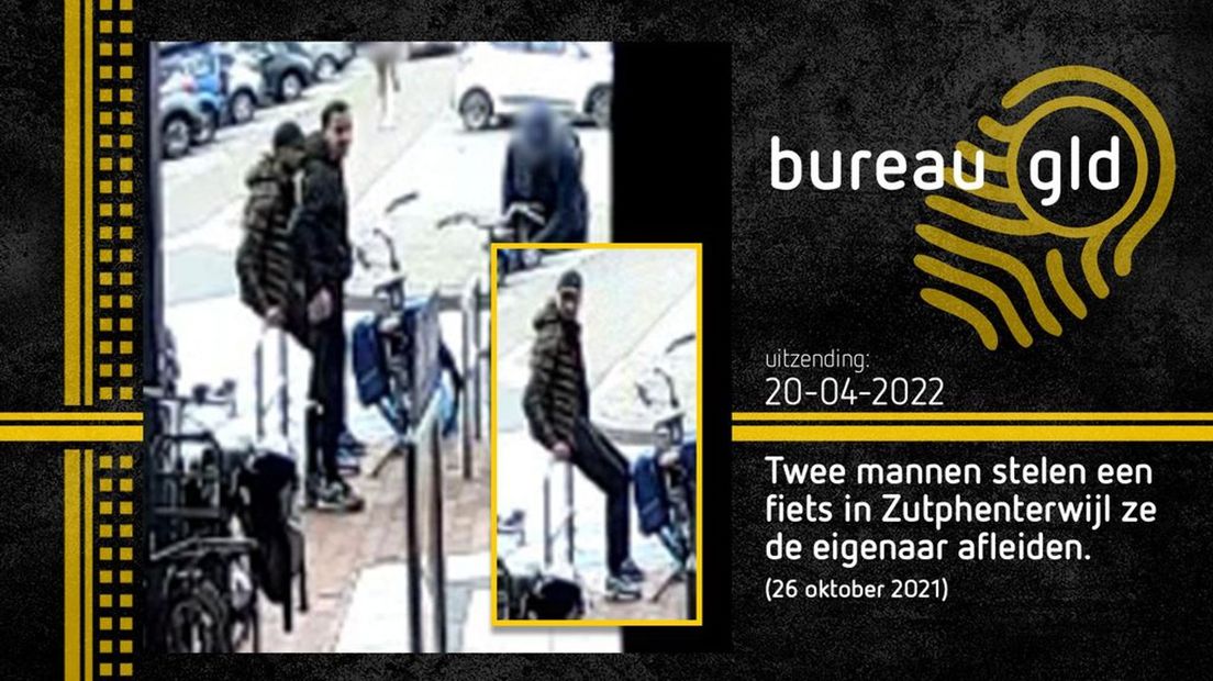 Mannen stelen fiets onder de ogen van de eigenaar
