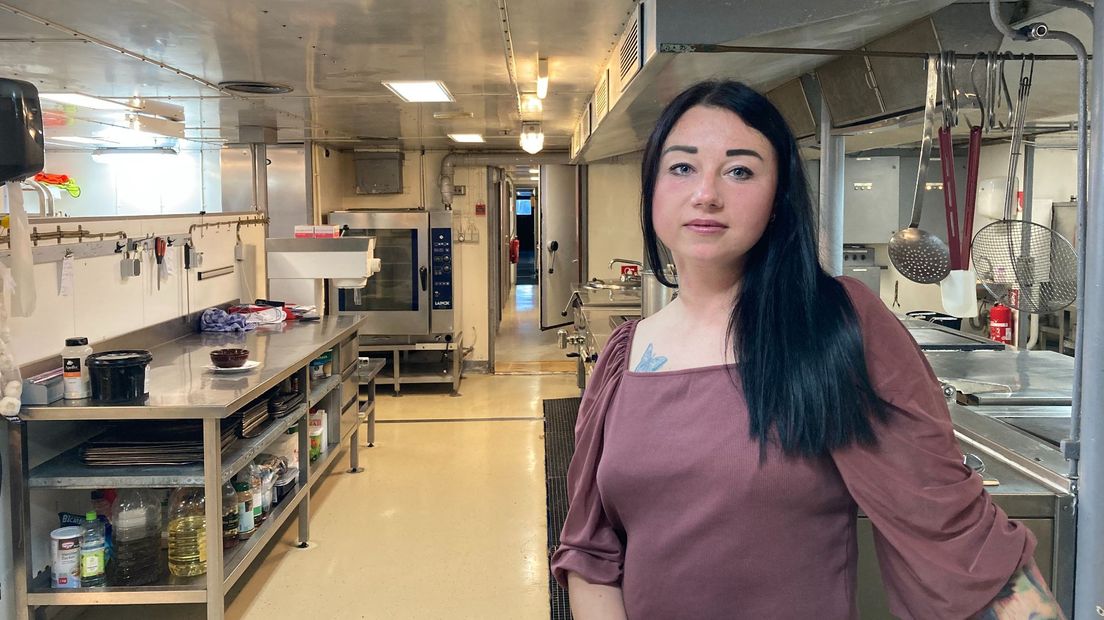Xania in de keuken van Le Formidable.