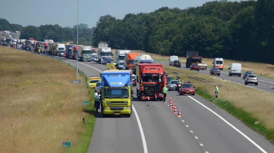 File op de A1 (toegevo