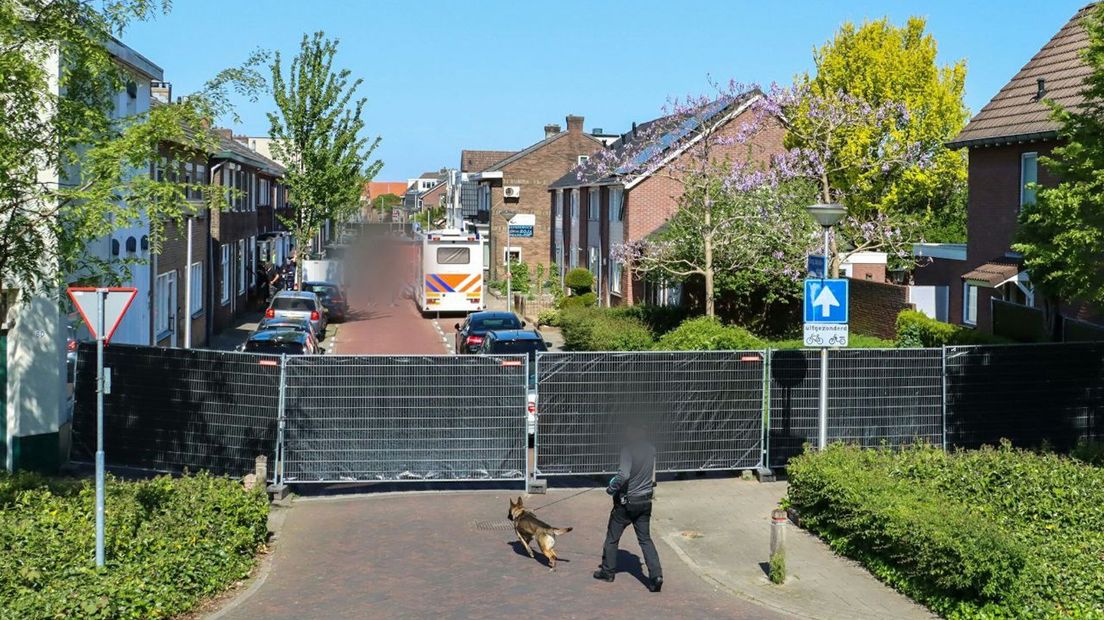 De afgezette Burgemeester Jacobsstraat in Enschede