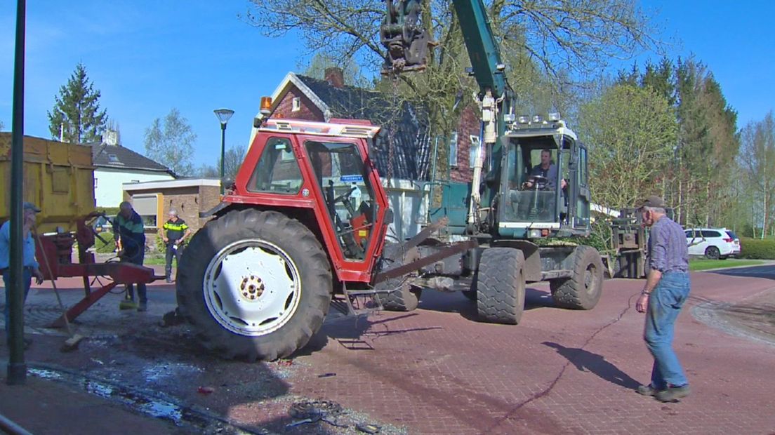 De trekker wordt opgeruimd