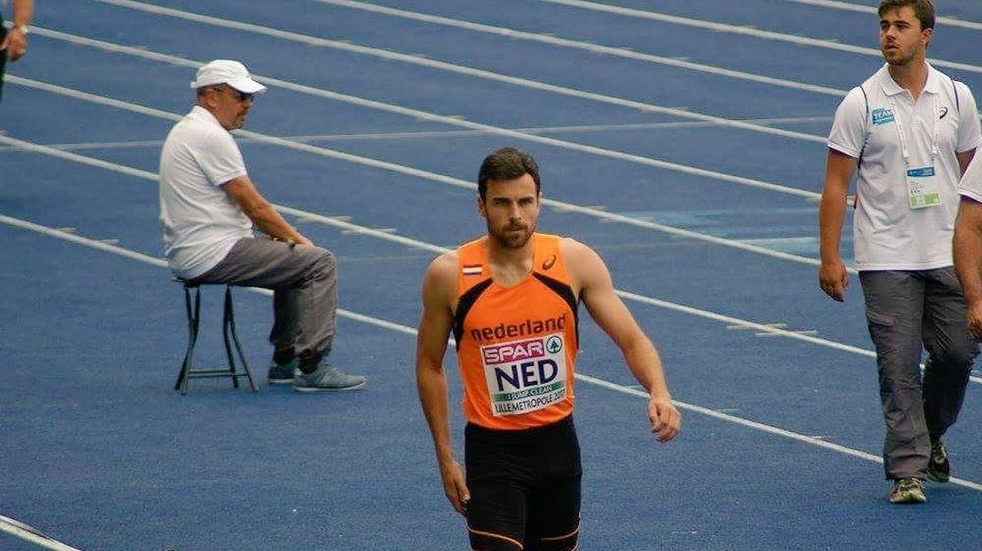 Steven Nuytinck lijkt teleurgesteld na zijn prestaties bij het EK