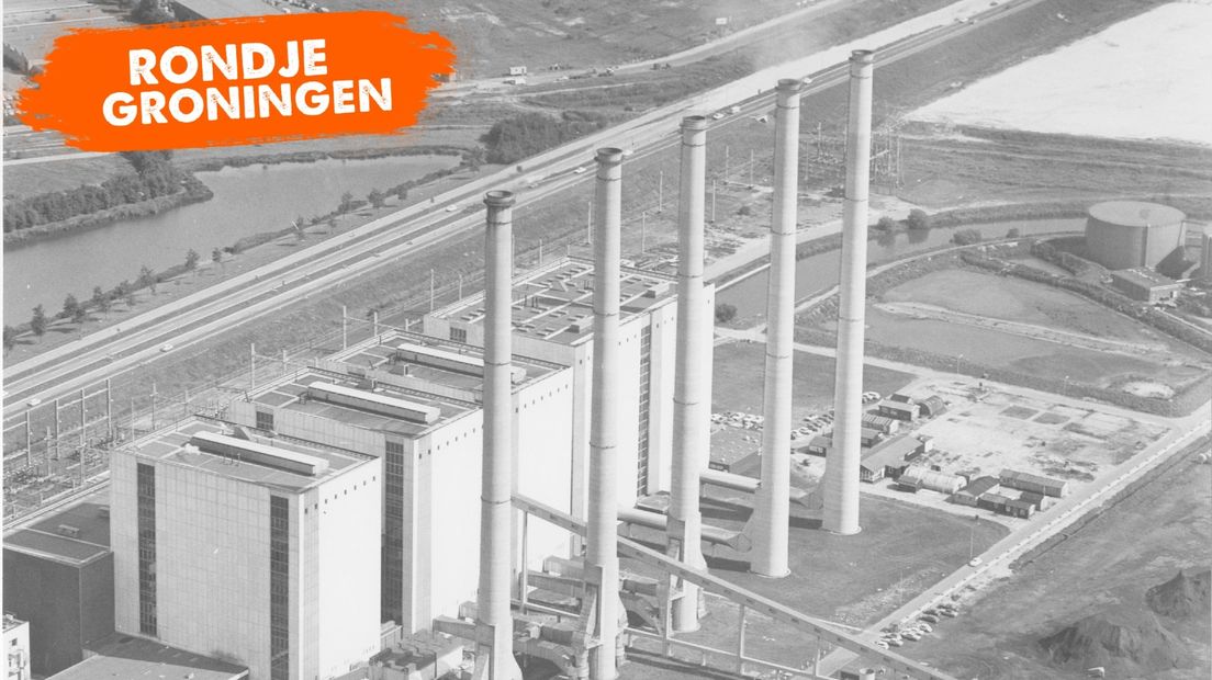 De vijf pijpen van de voormalige Hunzecentrale