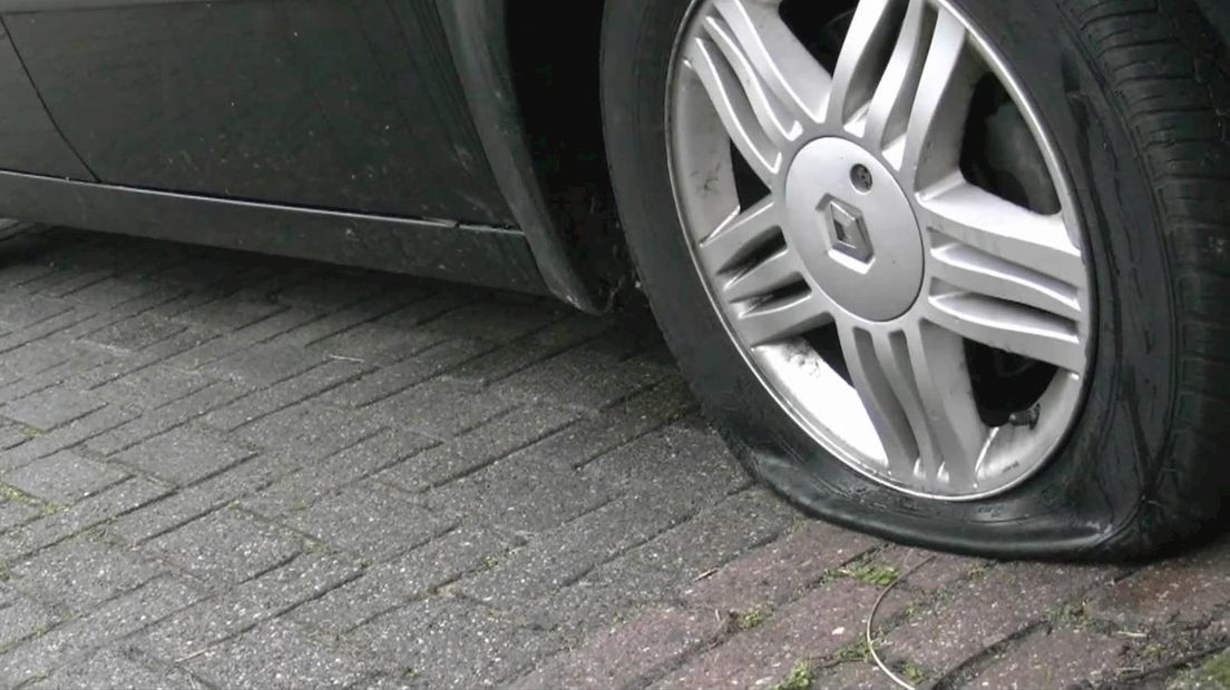 Alweer lekke banden in Raalte