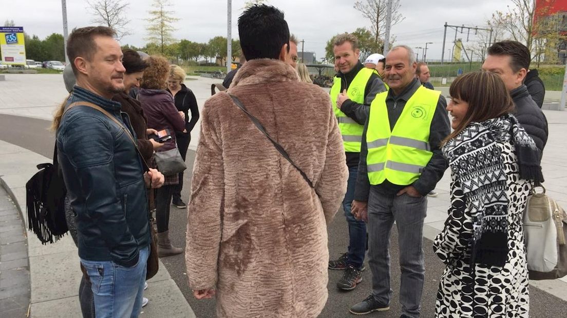 Casinopersoneel Enschede voert actie in Groningen voor betere cao