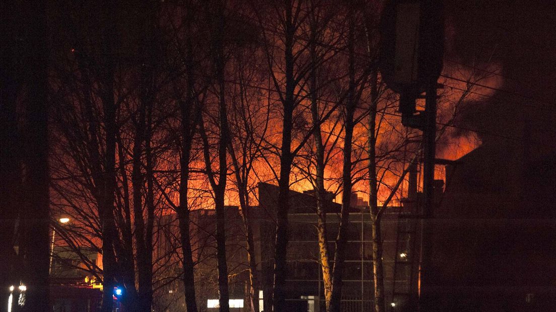 Grote brand in Hengelo