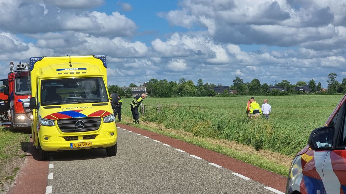 De brandweer en politie waren snel ter plaatse