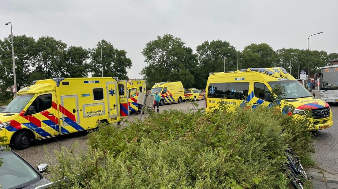 De hulpdiensten in Zierikzee