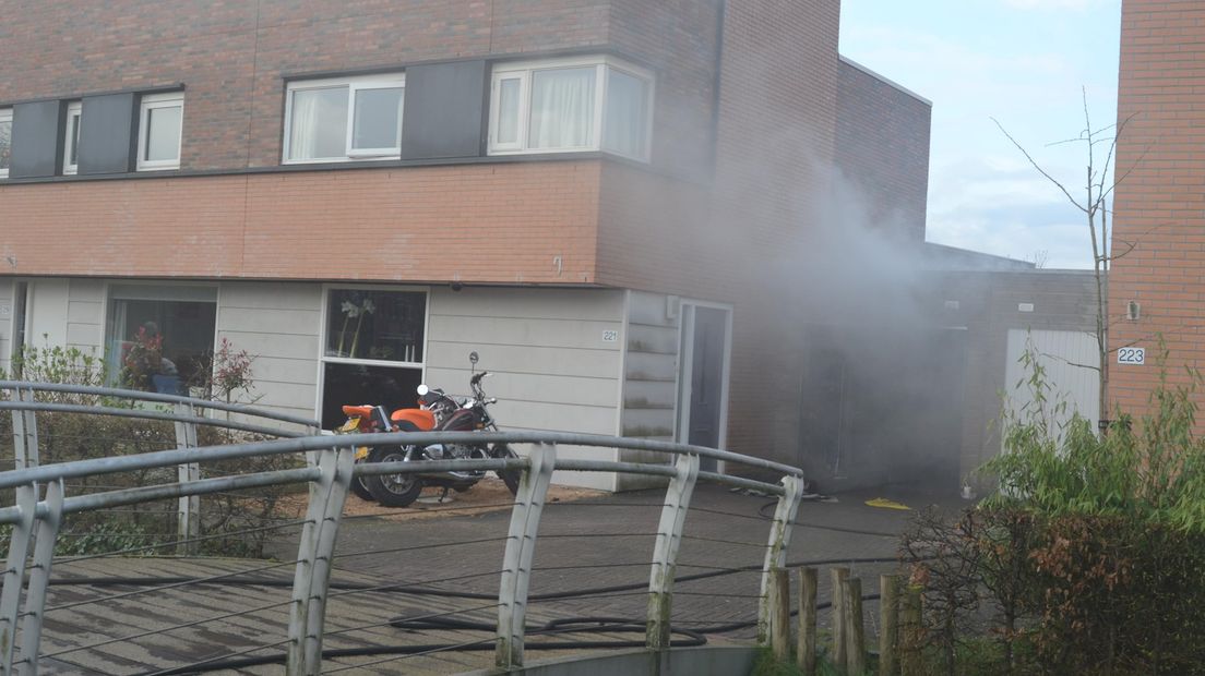 Garagebrand in Deventer