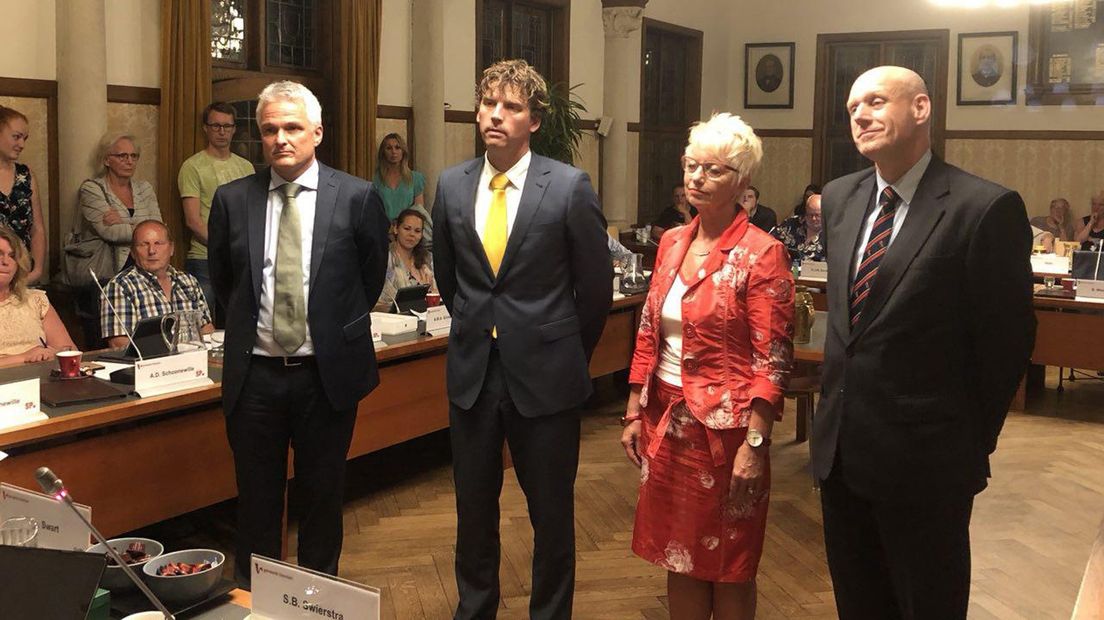 De Veendammer wethouders